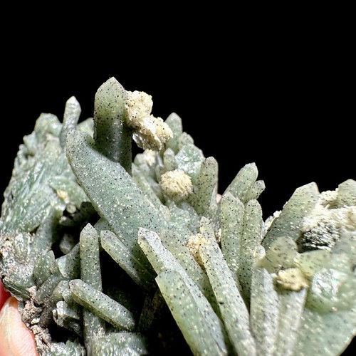 Fine Green Quartz with Calcite from Inner Mongolia, China #66 - Picture 3 of 5