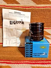 Mint SOLIGOR Automatic Extension Tube Set for Nikon AI for Macro Work with Box