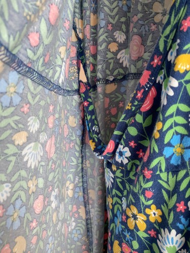 Beautiful Kite Organic Cotton Colourful Floral Wrap Dress Size 16 - Picture 4 of 6