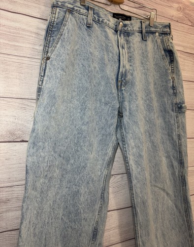 Abercrombie & Fitch Jeans Herren 34x32 Rigid Denim Baggy - Bild 3 von 12