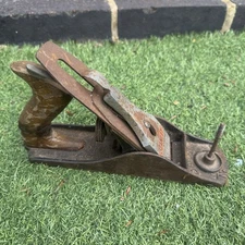 Vintage Stanley Bailey Smoothing Plane Wood Work Joinery Carpentry Hand “damaged