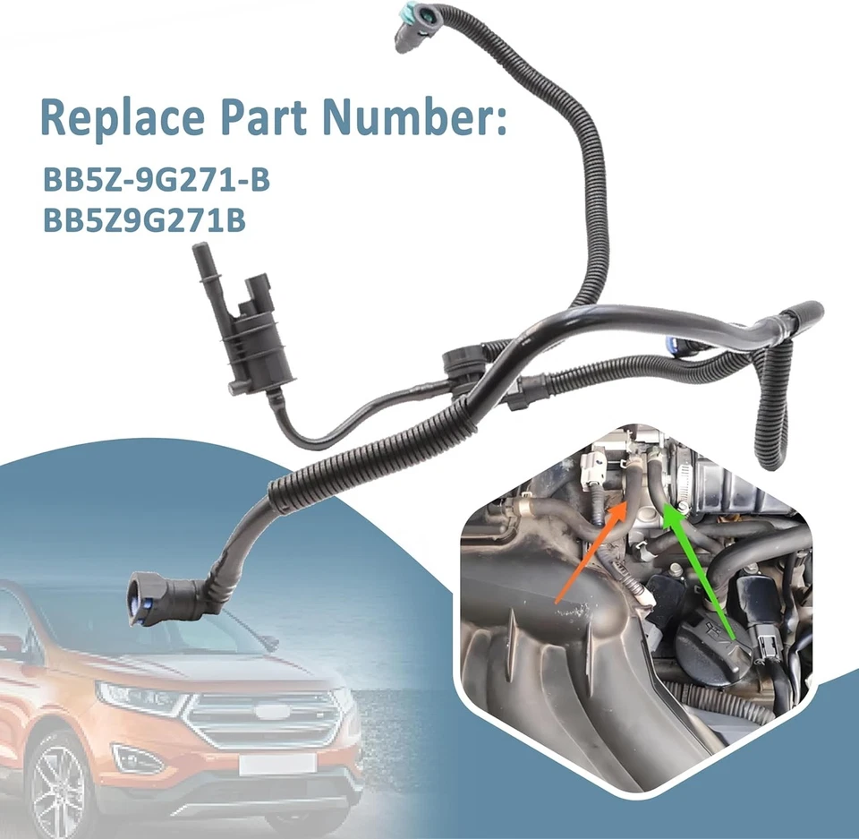 Válvula solenoide de bote de vapor BB5Z9G271B para Ford Taurus Edge Explorer Lincoln Foto 4 de 4