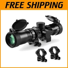 Versatile Crossbow Scope 300-450 FPS with Fast Focus Eyepiece and Illumination