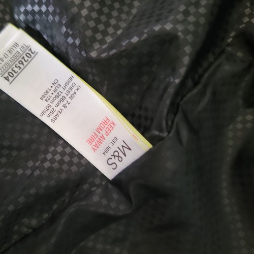 Girls Blue Fur Hooded Puffer Jacket Age 7-8 Years M&S. - Picture 10 of 12
