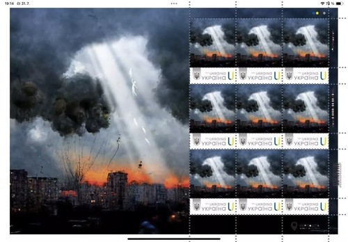 SELTENE BRIEFMARKEN UKRAINE Sonderangebot 3 Bogen