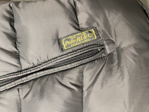 Polo Ralph Lauren Puffer Vest Mens Medium Green Gray - Picture 3 of 6