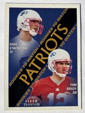 2000 Fleer Glossy #352 Tom Brady Rookie Patriots 