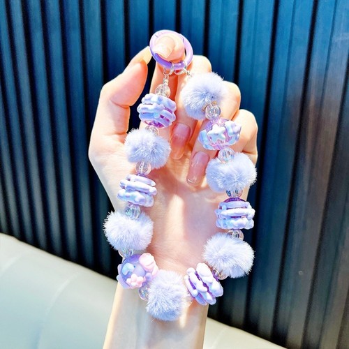 Anti-lost Mobile Phone Strap Plush Bag Pendant Keychain Backpack Accessories - Photo 18 sur 19