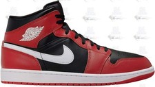 Nike Air Jordan 1 Mid Black Gym Red White DQ8426-061 Sneaker Shoe Trainer