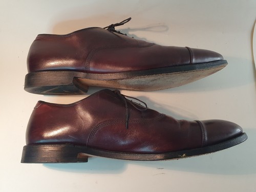 Allen Edmonds Oxford Park Avenue Men’s Size 13 D Dark Chili Cap Toe Shoes #5875 - Picture 5 of 19