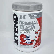Xtend Original BCAA 7g Air Heads Cherry Flavor, 30 Servings, Exp 03/2026
