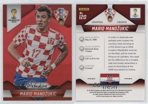 2014 Panini Prizm World Cup Red Prizm /149 Mario Mandzukic #120