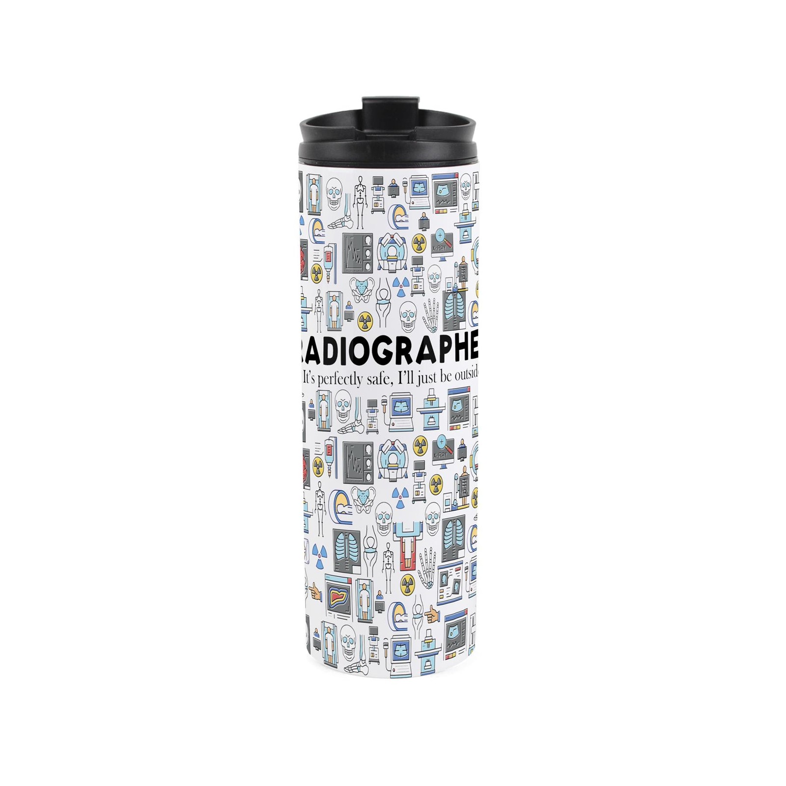 Radiographer Travel Flask - Novelty Reusable Stainless Steel 500ml Flask Gift