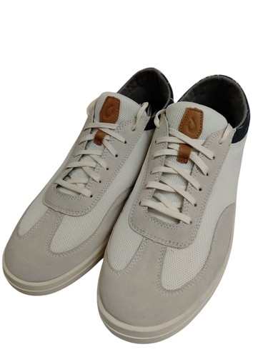 Olukai Punini Court Off White Aloha Suede Casual Shoes Men’s Size 11 - Picture 3 of 8