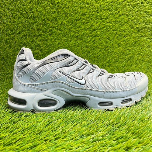 Nike Air Max Plus TN Herren Größe 9,5 Grau Athletisch Laufen Turnschuhe Schuhe Turnschuhe