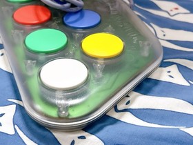 Konami Pop'n Music Controller RU015 for Sega Dreamcast Clear Pad Japan Tested DC