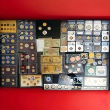 HUGE COIN COLLECTION DEALER SELL OUT ALL CONTENTS IN DISPLAY CASE MUST GO HURRY!