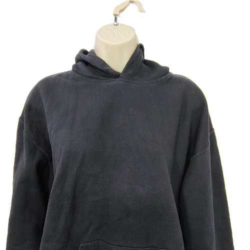 Pretty Little Thing Hoodie Womens Small Black Long Sleeve Kangaroo Pockets - Picture 6 of 11