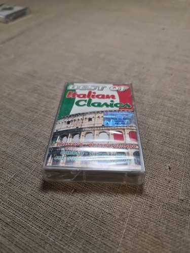 The Best Os Italian Classics . Audio Cassette with music , Sealed not used .. - Imagen 2 de 14