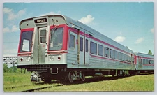 Airporter Tarin Postcard Cleveland Ohio Rapid Transit Car Hopkins #0032