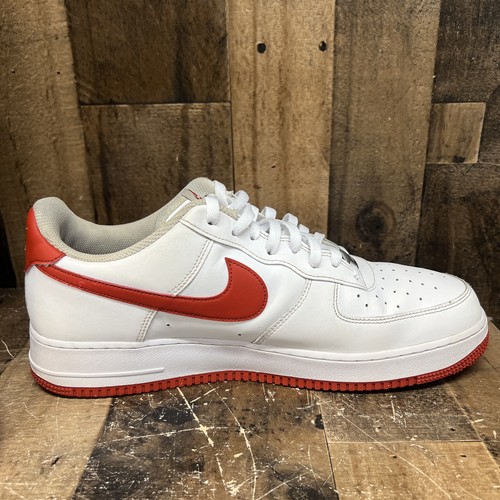 Nike Air Force 1 '07 Blanco Dragón Rojo FJ4146-106 Hombre Talla 14 - Imagen 14 de 19