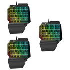3 stücke Einzelhandtastatur links Mechanische Tastatur Handgefühl