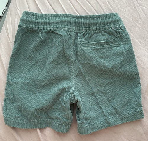 Old Navy Kids Corduroy Shorts Size S (6-7) Green Pull-On Elastic Waist - Picture 2 of 3