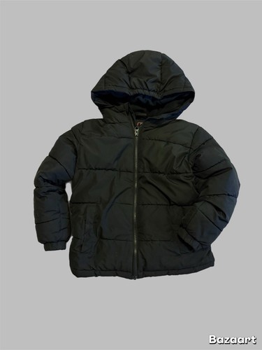 SWISS TECH BOYS FULLY LINED PUFFER COAT WARM FULL ZIP HOODED POCKETS YOUTH SZ 8