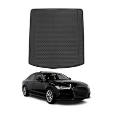 Kofferraummatte Kofferraumwanne für Audi A6 Limo C7 2011-2018 Gummi TPE