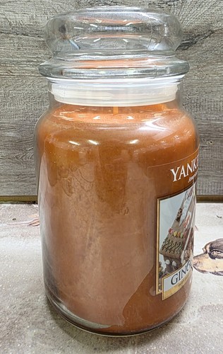 Yankee Candle Large Jar Gingerbread Scented Candle Holidays Long Lasting VHTF - Picture 6 of 8