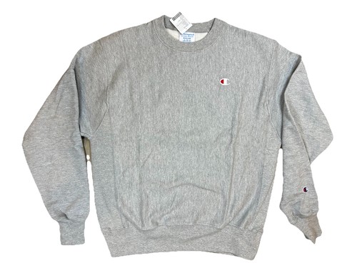 New Champion Reverse Weave Crewneck Sweatshirt Gray Men’s Size Medium - Picture 1 of 7