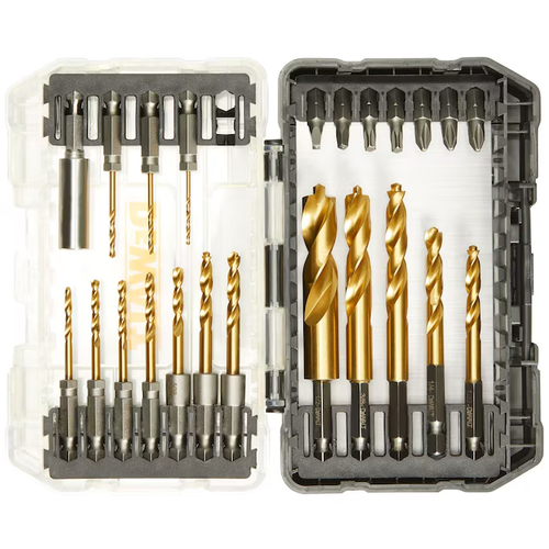 DeWalt 23-teiliges Pilot Point Titan Nitril beschichtetes Bohrer-Set DD5165 - Bild 2 von 7