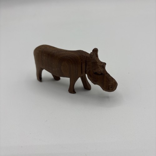Small Hand Carved Wooden Animals Set Of 4 - Picture 4 of 7