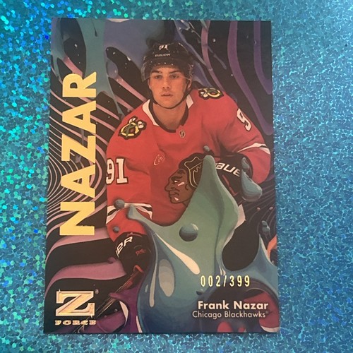 2024-25 Skybox Metal Universe FRANK NAZAR (RC, Insert) Z-Force RAVE #d 207/399