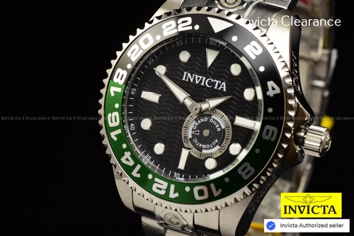 Invicta Grand Diver Men's 47mm Automatic NIGHT FOREST Black Dial Watch 47296 - Picture 7 of 8