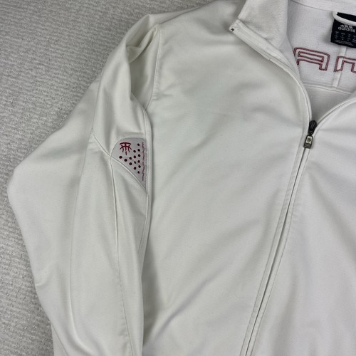 Y2K Adidas Jacket TMAC White / Red Jacket Mens M Basketball Tracy McGrady NBA ** - Picture 3 of 23
