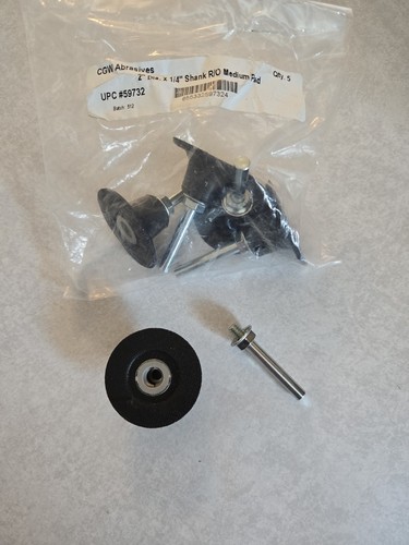 2" Roloc Sanding Disc Backing Pad with 1/4 Arbor 5/PK - Picture 2 of 3