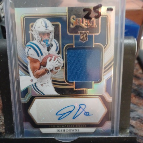 2023 Panini Select Football Josh Downs RC Prizm RPA Patch - Auto /199 - Colts - Foto 1 di 2