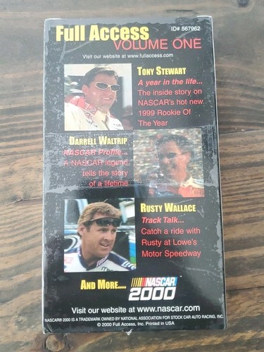 Full Access Nascar 2000 VHS Behind The Scenes Of Americas Favorite Sport Sealed - Picture 2 of 3