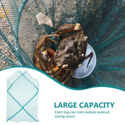 10 Pcs Crawfish Bags Reusable Mesh Produce Crab Packaging Supplies - Bild 8 von 12