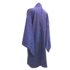 10675D1 Silk Vintage Japanese Kimono Haori Jacket Chrysanthemum Bird