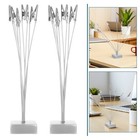  2 Pcs Mehrere Notizen Clips Memo -Clip Memoinhaber Für Schreibtisch