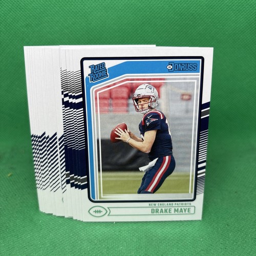 2024 DONRUSS NEW ENGLAND PATRIOTS KOMPLETTES TEAM-SET mit bewerteten Rookies