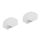  2 Pack Stick on Mirror Tiles Living Room Decor Wall Decal DIY Sticker