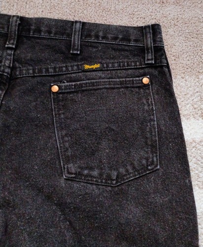 Wrangler 13MWZWK Cowboy Cut Original Fit Men's Jeans Black 35x32 - Picture 7 of 7