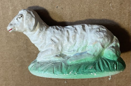 Vintage Nativity Figures- Angel, Shepherd, Sheep - Old - Picture 15 of 16