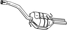 Endschalldämpfer Nachschalldämpfer BOSAL 220-027 für SKODA OCTAVIA 1Z3 2 Combi
