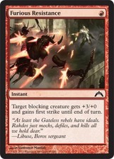 Furious Resistance -Foil Light Play MTG Gatecrash
