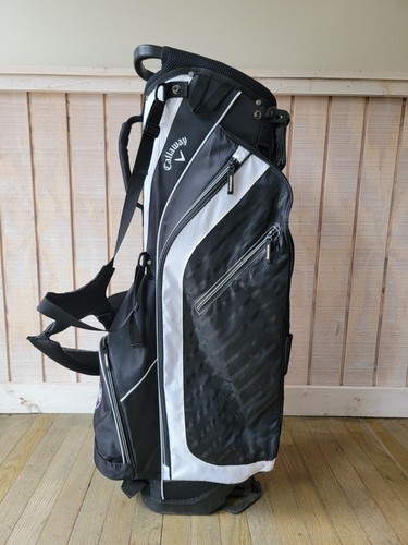 NICE!!! Callaway Golf Capital Stand Bag 5 Way, 4 Pockets, Backpack Strap