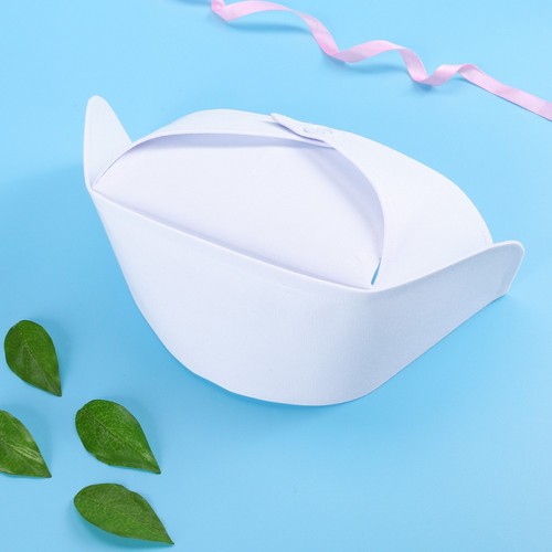 Women Headband White Nurse Hat Costume Performance Hospital Cosplay Party - Bild 5 von 10